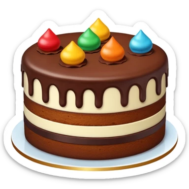 Tasty cake sticker