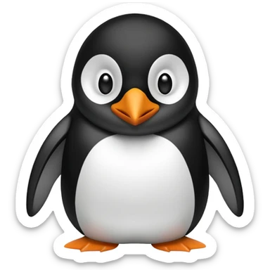 Penguin wicked sticker