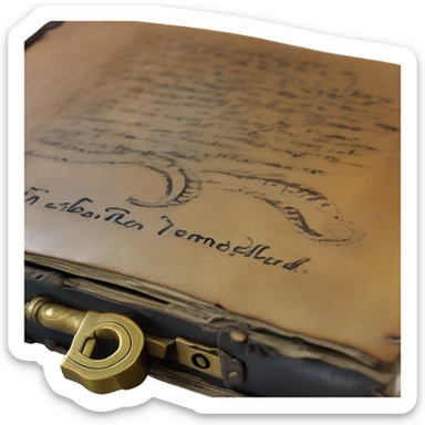 Tom Riddle's diary sticker