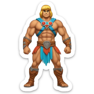he man all body sticker