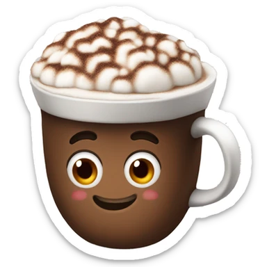 Hot coco sticker