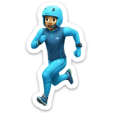 Freeze tag runner sticker