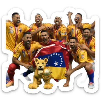 leones del caracas campeones sticker