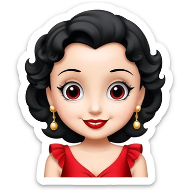 Betty boop  sticker