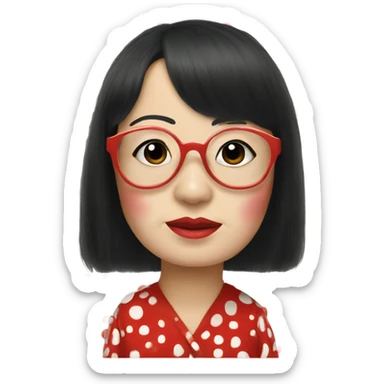 Yayoi Kusama sticker