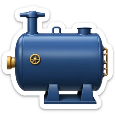 navy blue boiler emoji sticker