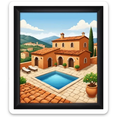 tuscan resort sticker