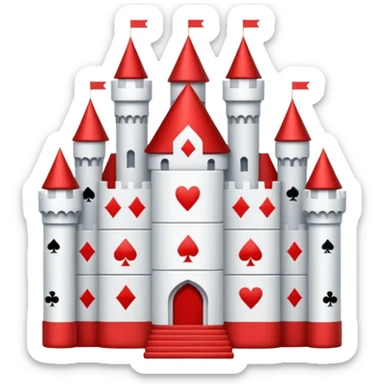 card castle sticker