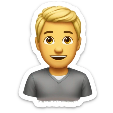 60% emoji in the style of the 100% emoji sticker