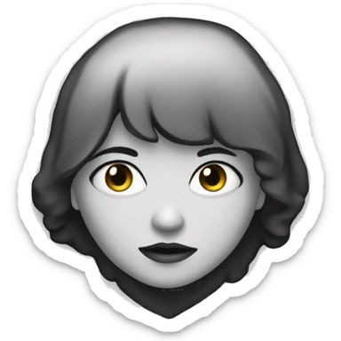 Lacey black heart with cybersigilism sticker