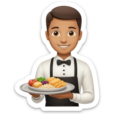 waiter tips  sticker