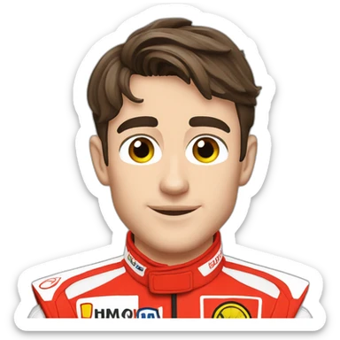 Charles Leclerc f1 driver sticker