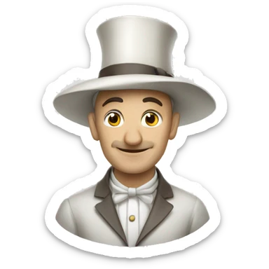 Moulin à eau blanc sticker