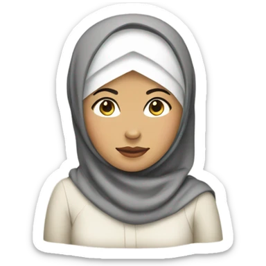 Pretty filipina hijabi sticker