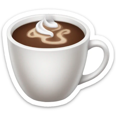 Hot coco sticker