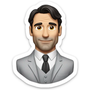Jon hamm gay sticker