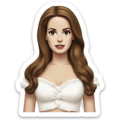  Lana Del rey in her born to die era sticker