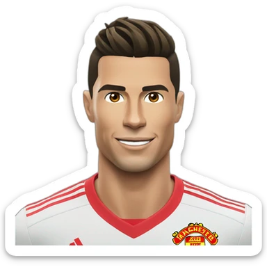 Cristiano Ronaldo manchester united sticker