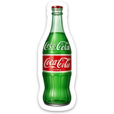vintage coca cola bottle sticker