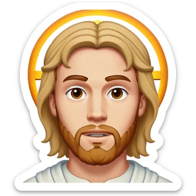 Connor mcdavid but as Jesus sticker