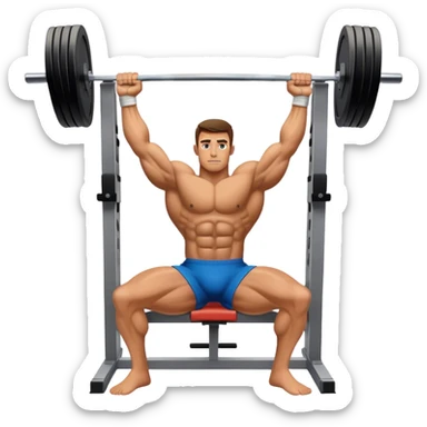 close-grip flat-benchpress sticker