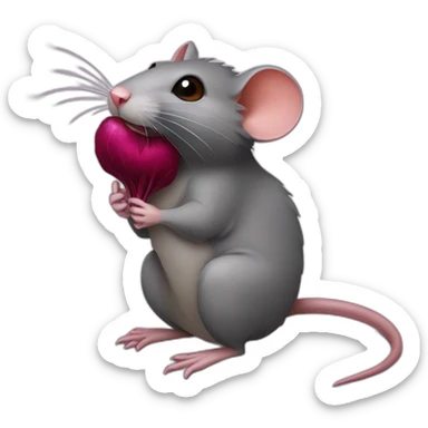 rat-phoenix-beetroot sticker