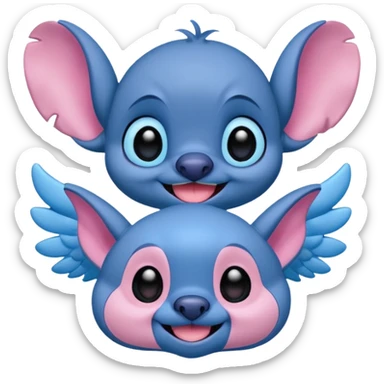 Stitch avec Angel sticker