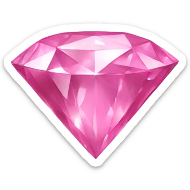 pink diamond sticker