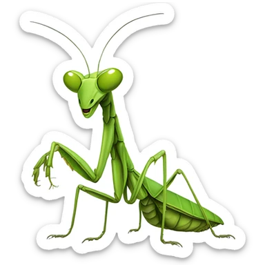 Praying mantis  sticker
