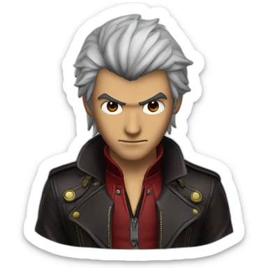 Dante from Devil may cry sticker