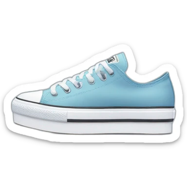 Converse shoes flatform sticker