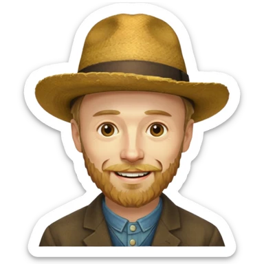 vincent van gog sticker