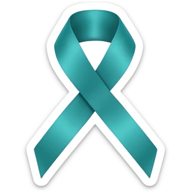 Teal ribbon with You Rock wording sticker