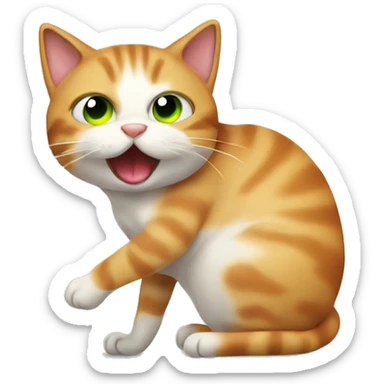 cat farting sticker