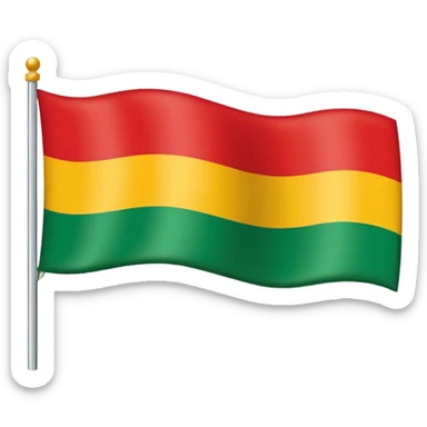 Pan African flag sticker