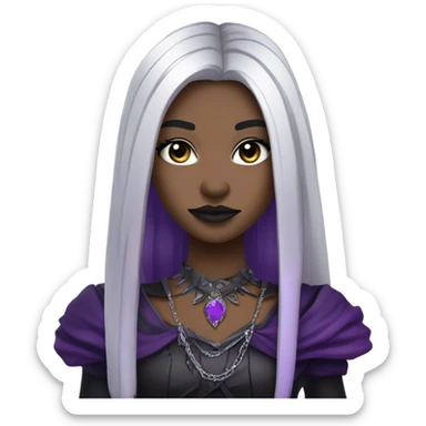 raven queen from ever after high sticker