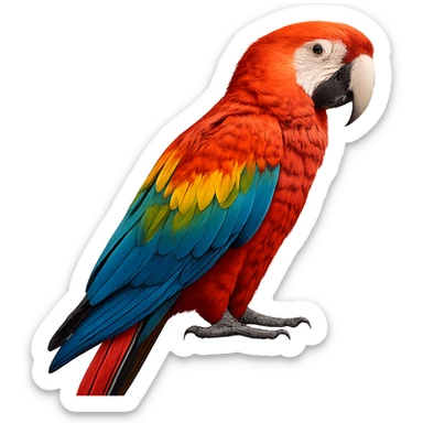 Parrot sticker