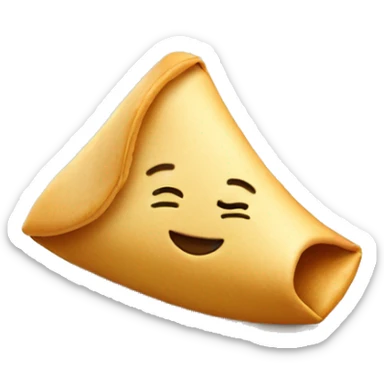 Cute fortune cookie sticker