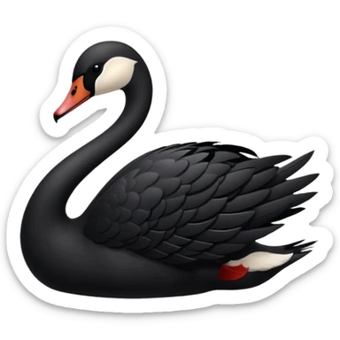 Cisne negro sticker