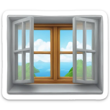 Fenster an einem Flugzeug sticker