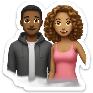 Moi et mon copain  sticker