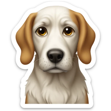 Dog and meet  sticker