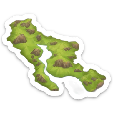 Canary Islands in the map sticker