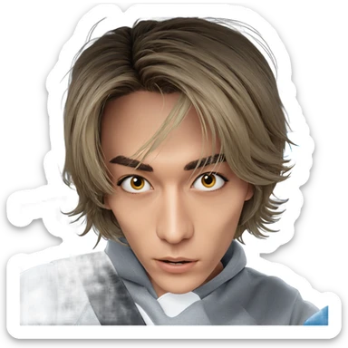 girl in car interior sticker