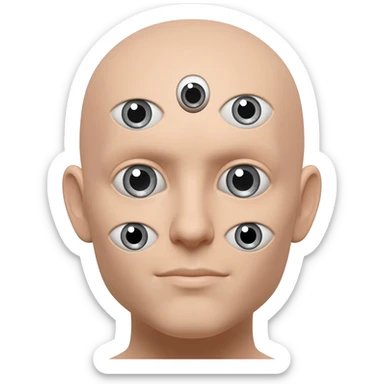 six eyes sticker