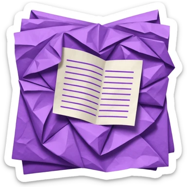purple notes sticker