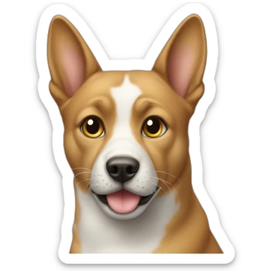 dog-that-looks-like-cat sticker