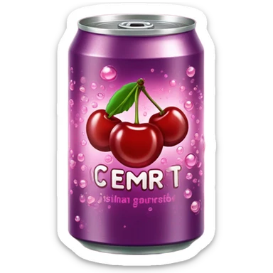 Cherry cola sticker