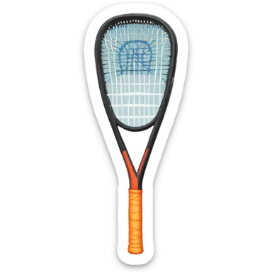 Squash racket sticker
