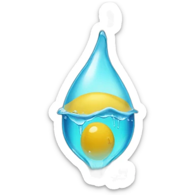   Goutte d'eau sticker
